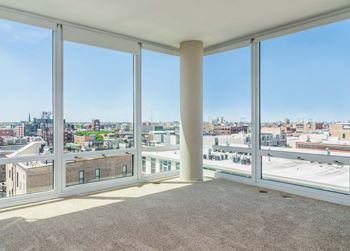 Corner unit skyline view